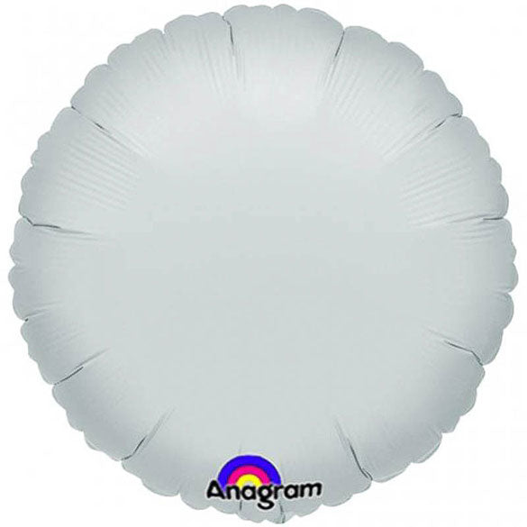 Globo redondo Plateado