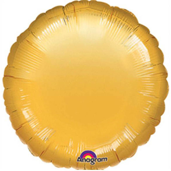 Globo redondo Dorado