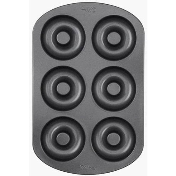 Molde para hornear Donuts anti adherente 6 cavidades Wilton