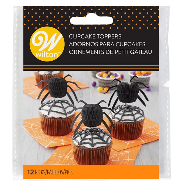 Pinchos decorativos Calaveras Wilton, Pack 12 u.