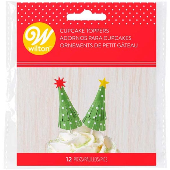 Pinchos decorativos Árbol Navidad Pack 12 u.