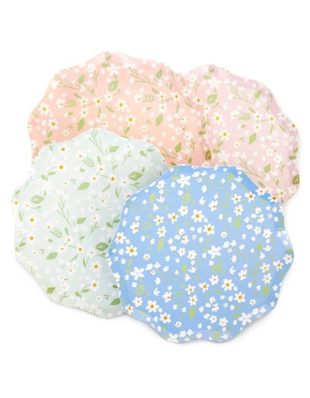 Platos floral Ditsy 27 cm, Pack 12 u.