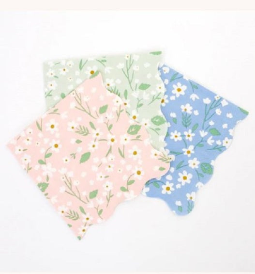 Servilletas floral Ditsy 33 x 33 cm. Pack 16 u.