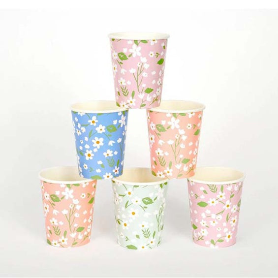 Vasos floral Ditsy 265 ml, Pack 12 u.