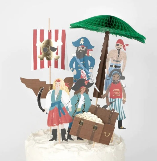 Toppers para tarta Piratas