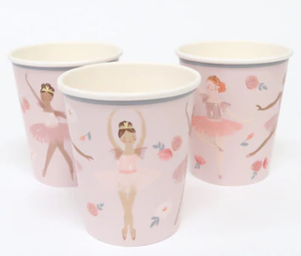 Vasos ballet- pack 8 uds.