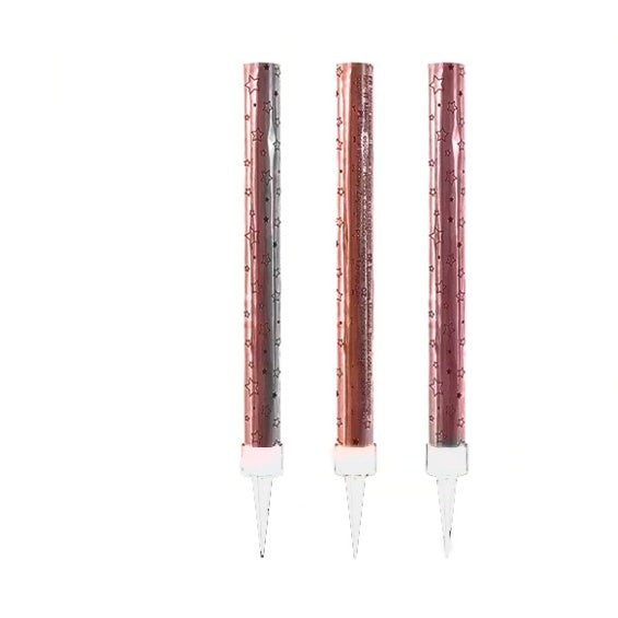 Pack 3 velas de bengalas antorchas fontana oro rosa fuegos artificiales