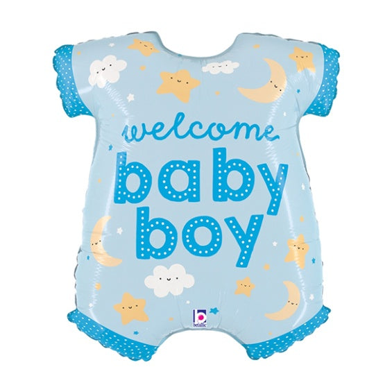 Globo cuerpo Bebé Welcome baby boy