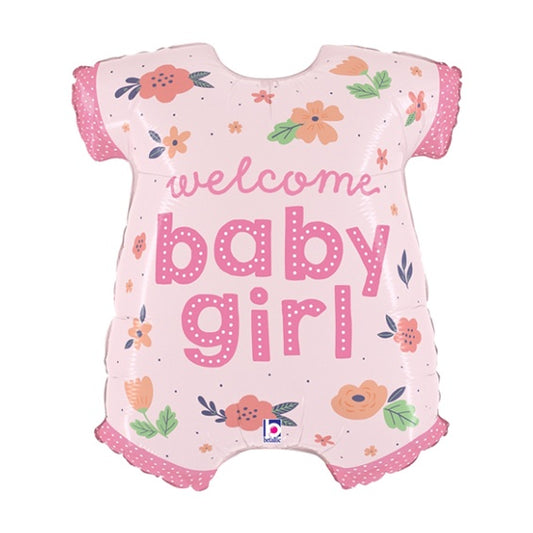 Globo cuerpo Bebé Welcome baby girl