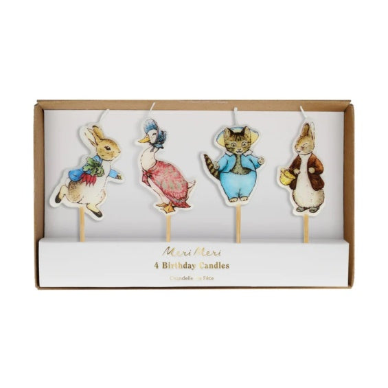 Velas Peter Rabbit y sus amigos, Pack 4 u.