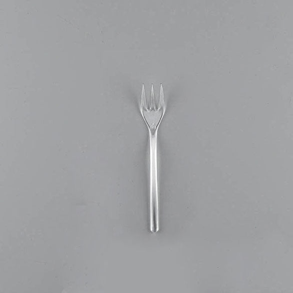 Tenedores cocktail transparentes, Pack 50 u.