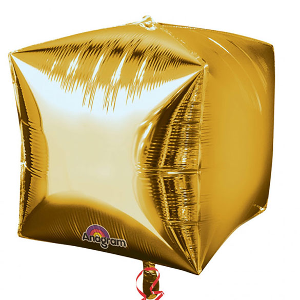 Globo Cubo dorado