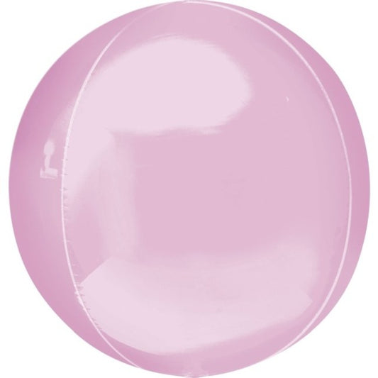 Globo esfera Orbz rosa pastel