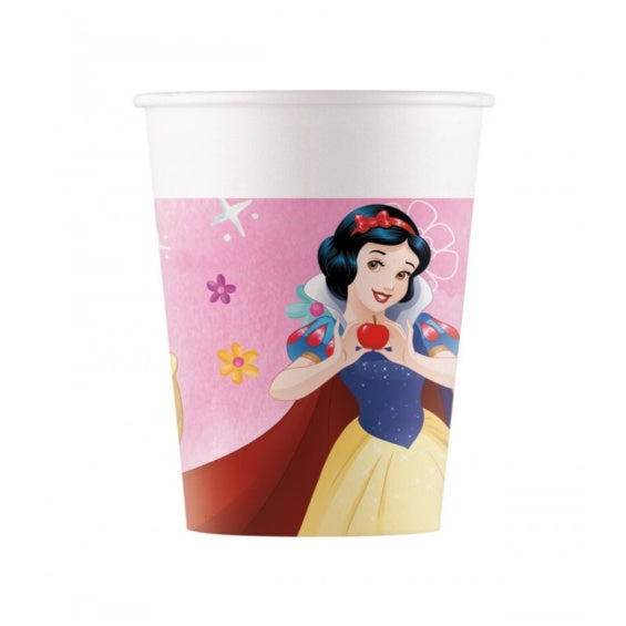 Vasos Princesas Plastic Free 200 ml, Pack 8 u.