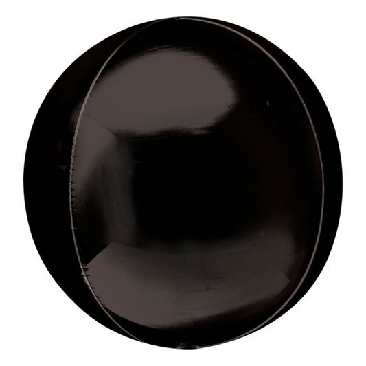 Globo Esfera Orbz Negro jumbo 53 x 53 cm.