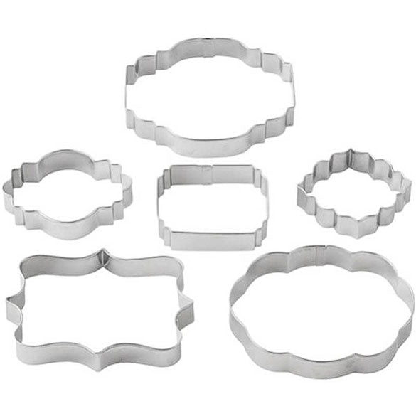 Cortadores de galletas para placas Wilton, Pack 6 u.