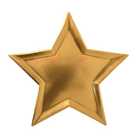 Platos forma de estrella 25 cm. Pack 8 u.