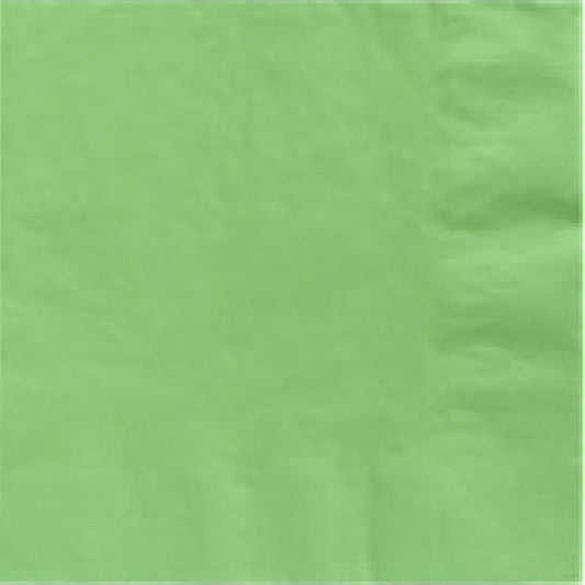 Servilletas lisas verde pistacho 33 x 33 cm, Pack 20 u.