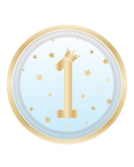 Platos 1º cumpleaños 23 cm, Pack 8 u.