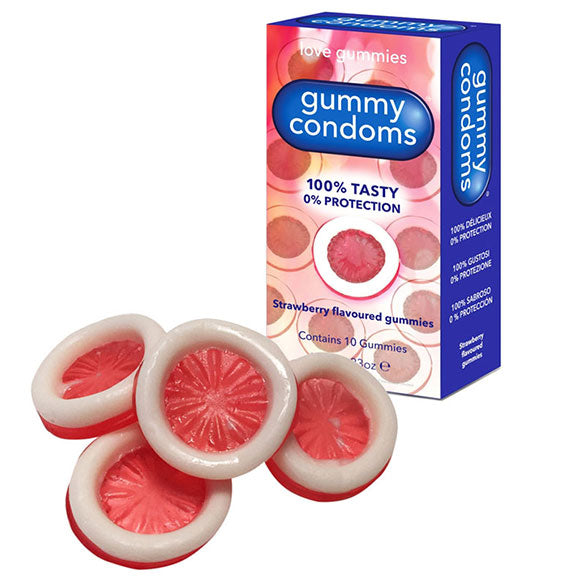 Gominolas con forma de preservativo
