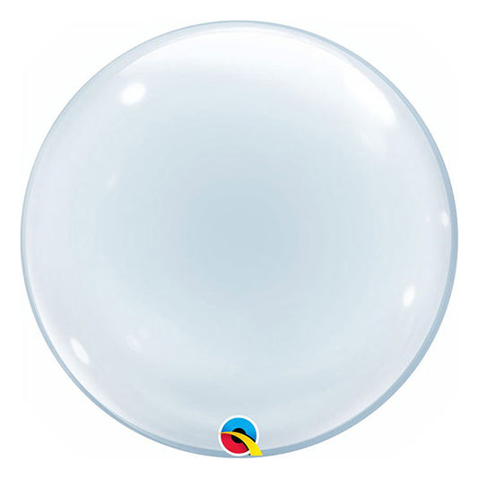 Globo Burbuja transparente liso, 51 cm.