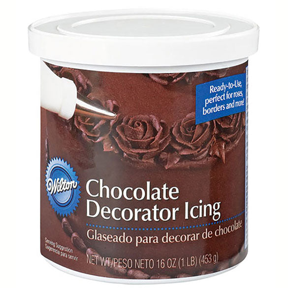 Glaseado sabor a chocolate en bote Wilton