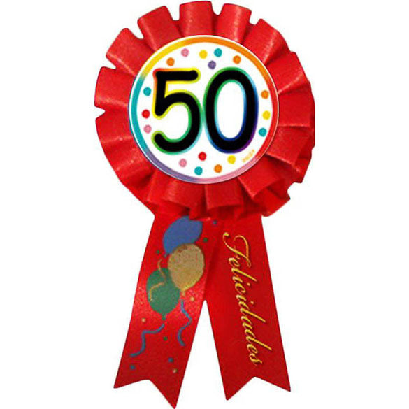 Escarapela 50 cumpleaños