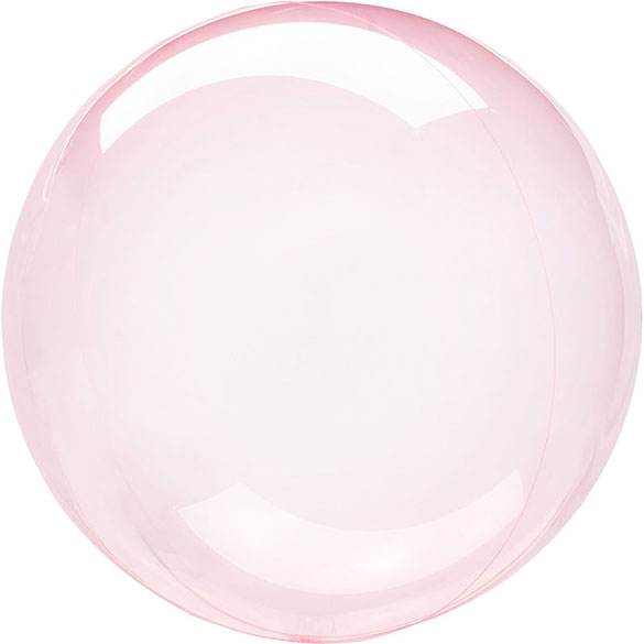 Globo Burbuja cristal clearz Rosa fuerte 46 cm, 1 u.