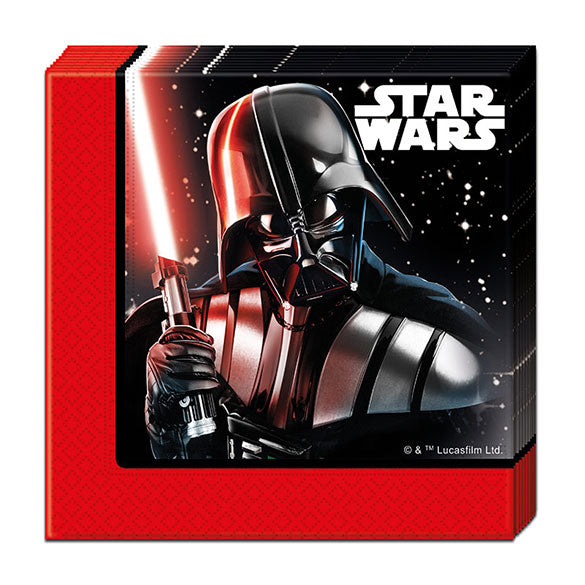 Servilletas Star Wars 33 x 33 cm, Pack 20 u.