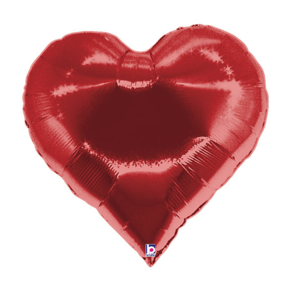 Globo Corazón Rojo grande, 75 cm