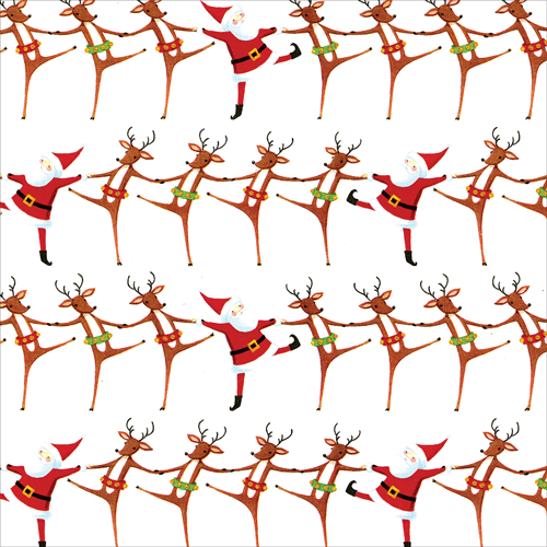 Rollo papel de regalo Papá Noel