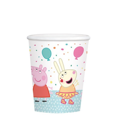 Vasos Peppa Pig 250 ml, Pack 8 u.