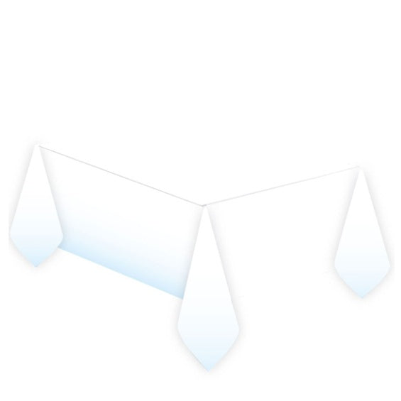 Mantel blanco degradé celeste180 x 120 cm, Pack 1 u.