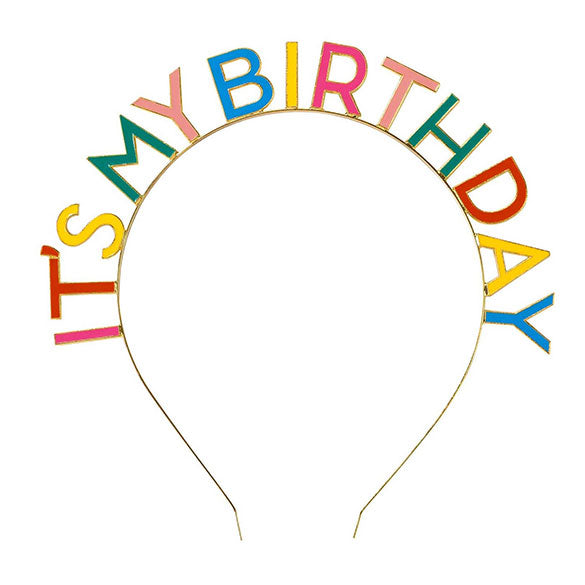 Diadema It's My Birthday infantil
