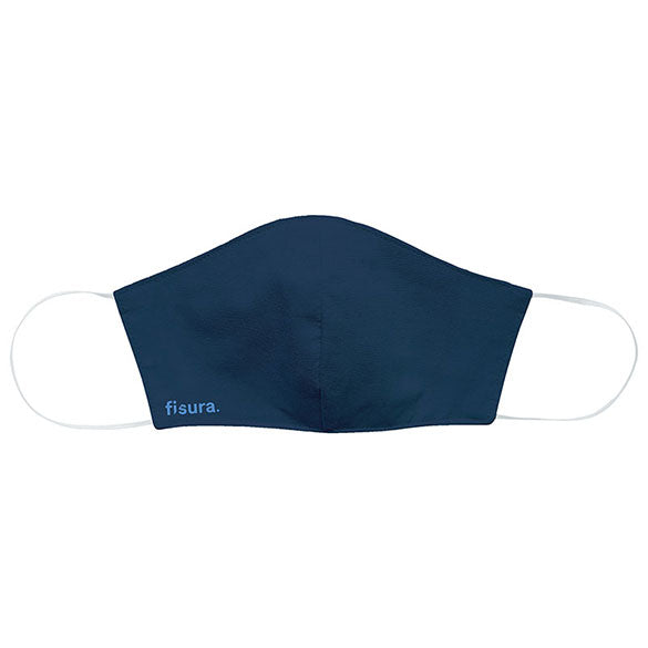 Mascarilla higiénica reutilizable lisa azul