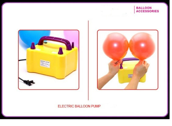 Inflador eléctrico de globos 2 inyectores