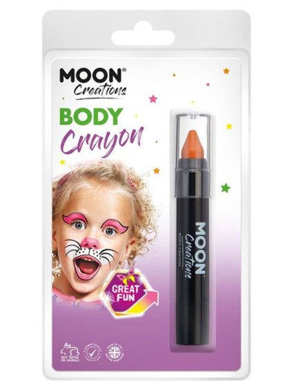 Maquillaje Crayon cara y cuerpo naranja