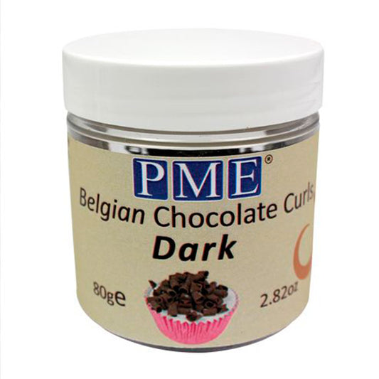 Virutas de chocolate negro belga PME, 85 gr.