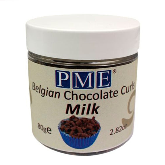 Virutas de chocolate con leche belga PME, 85 gr.