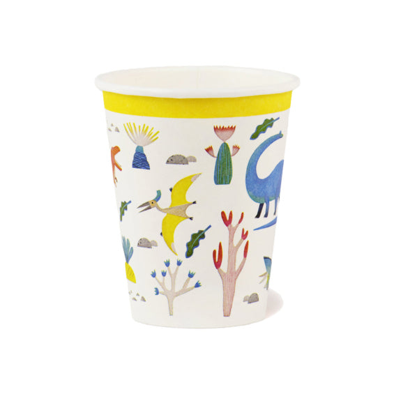 Vasos Dinosaurios Eco 255 ml, Pack 8 u.