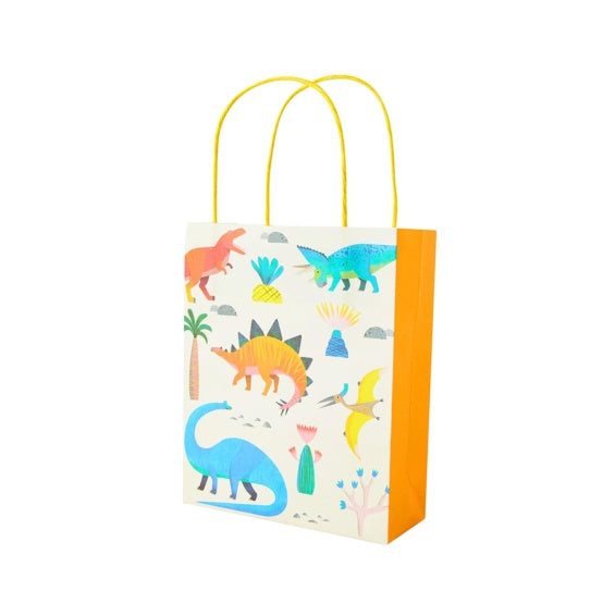 Pack 8 bolsas Dinosaurios regalo y piñata