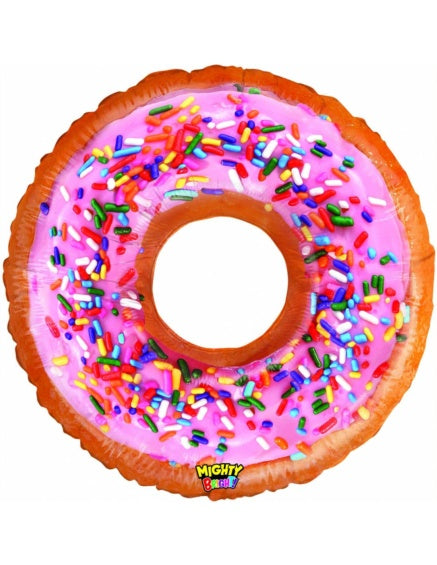 Globo Donuts glaseado rosa y confeti comestible