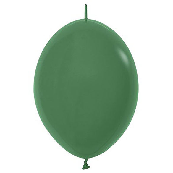 Globos de Látex Linking verdes. Pack 25 u.