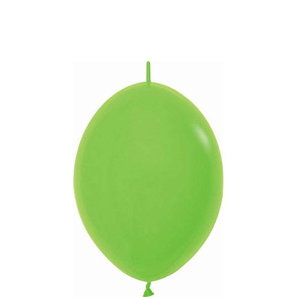 Globos de Látex Linking verde lima, Pack 50 u.