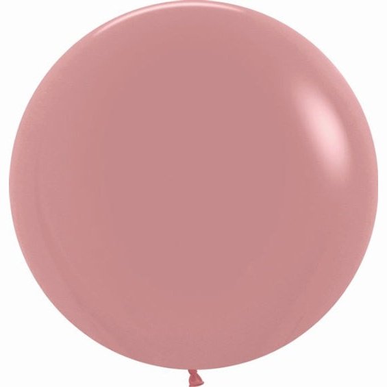 Globo látex liso XL Rosa palo