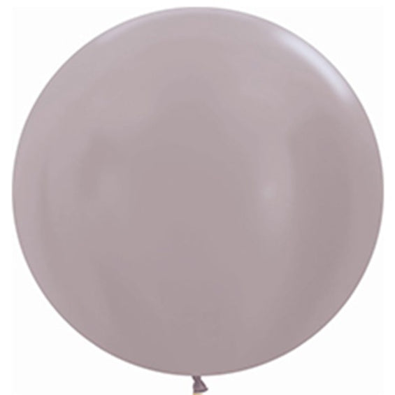 Globo látex liso XL Gris satinado