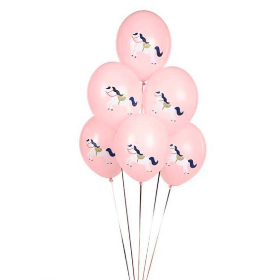 Globos de látex Caballos, Pack 10 u.