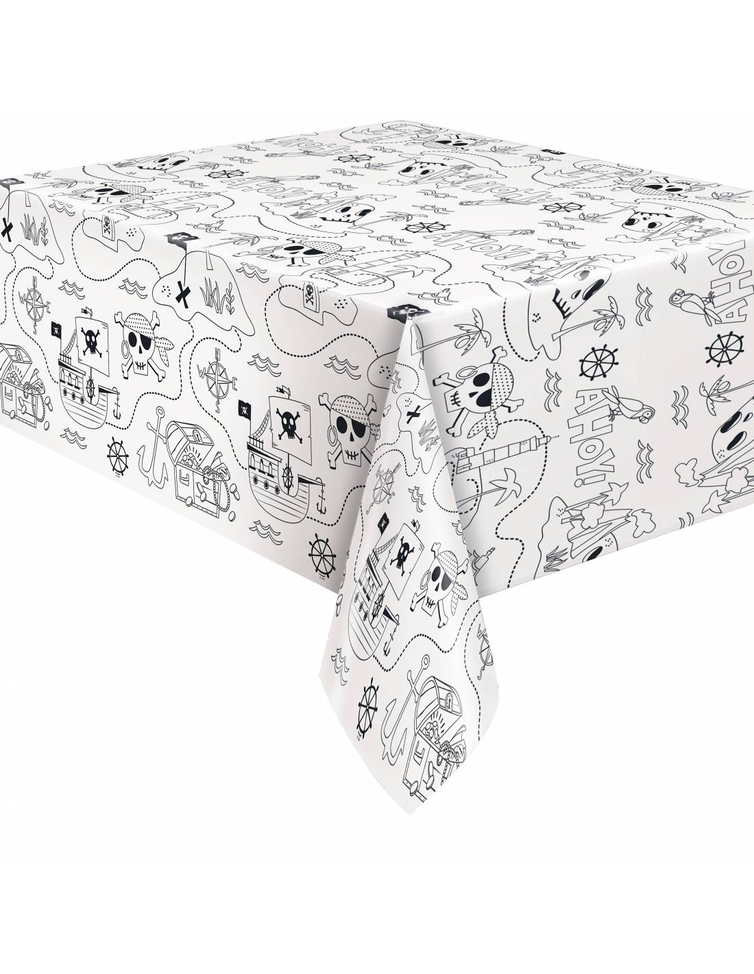 Mantel piratas para colorear