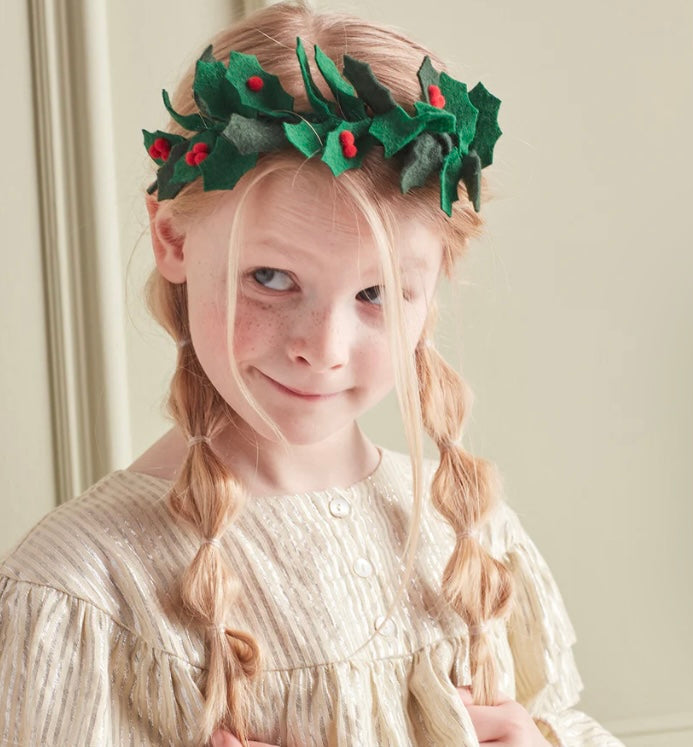 Diadema acebo Navidad