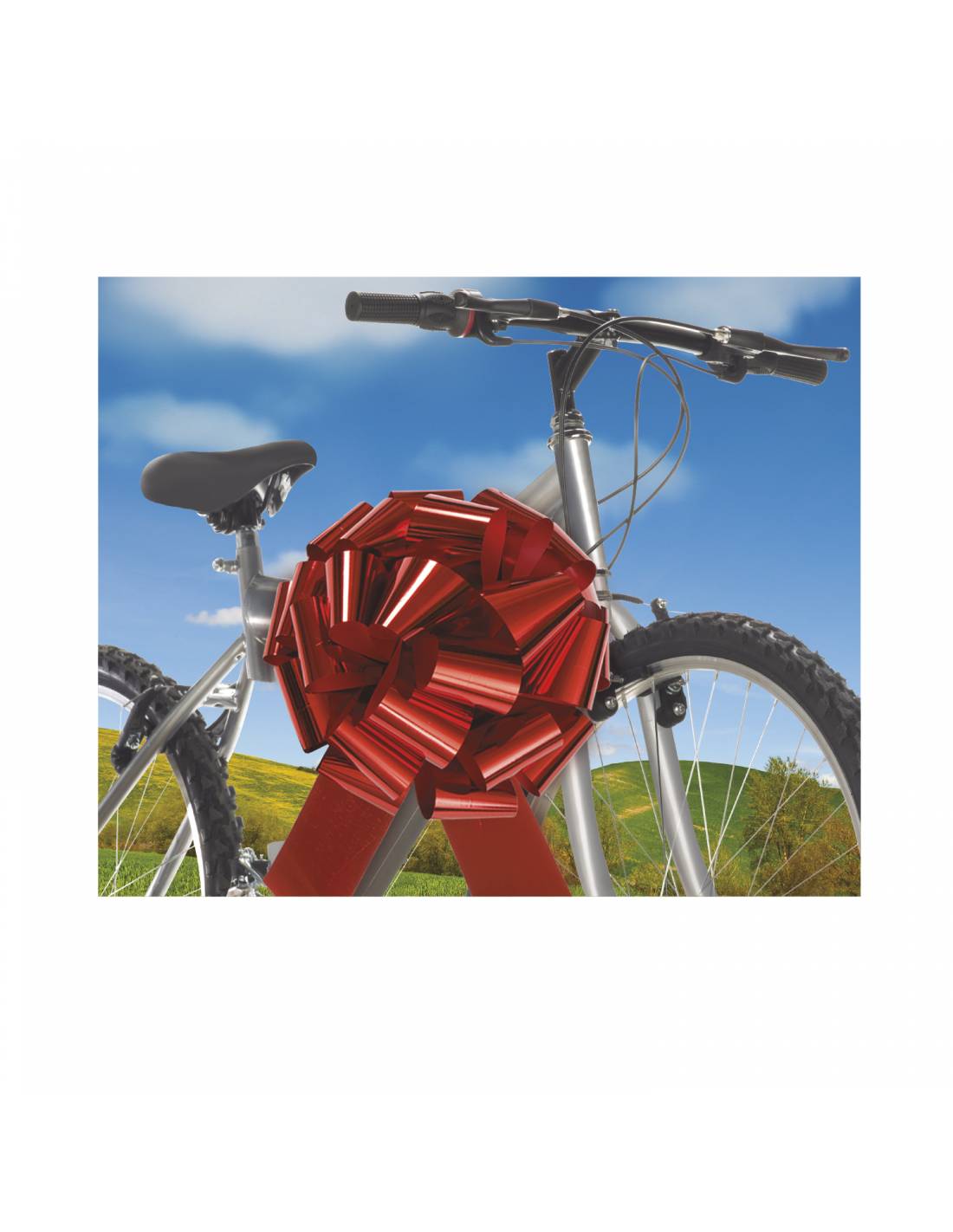 Lazo de regalo gigante rojo